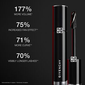 View 6 - L’INTERDIT MINI MASCARA COUTURE VOLUME - The new Givenchy L'Interdit Mascara Couture Volume instantly intensifies your eyes with the most sophisticated volume, with 24-hour-wear² and lash care, in a mini travel format GIVENCHY - 4 G - P000186